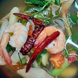 ต้มแซ่บเห็ดกุ้ง