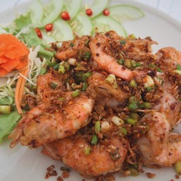 กุ้งผัดพริกเกลือ