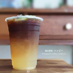 Iced Americano Honey Lemon อเมริกาโน่น้ำผึ้งมะนาว