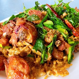 ไก่ทอดเกลือสมุนไพร
