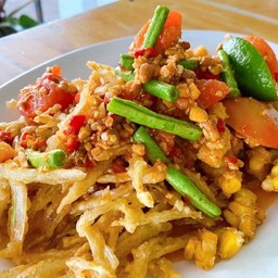 ส้มตำทอด