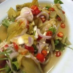 ยำผักกาดดอง