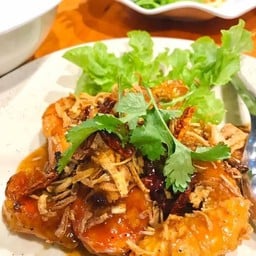 กุ้งทอดซอสมะขาม