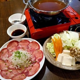 Gyu tan shabu set