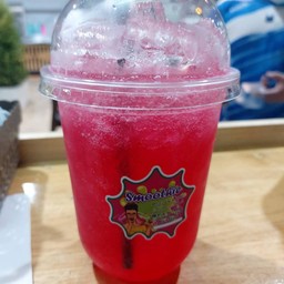 แดงโซดามะนาวเย็น ถุงกระดาษ