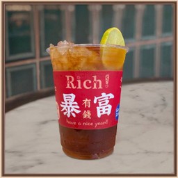 ชามะนาว|Ceylon lemon tea|柠檬茶(แก้ว)