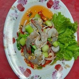 ยำคะน้ากุ้ง