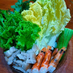 เมี่ยง2สหาย (หมูอ้วน+กุ้งผอม)