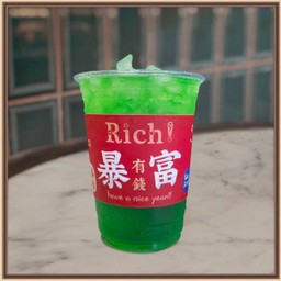 น้ำเขียว|Green(Cream soda) (แก้ว)