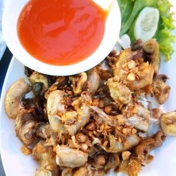 ไส้ตันทอดกระเทียม