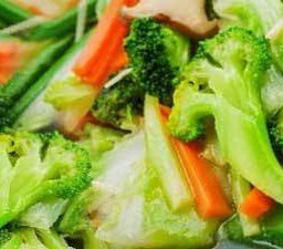 ผัดผักรวม(เป็นกับ)