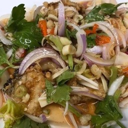 ยําตะไคร้(ทะเล)