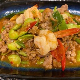 สะตอผัดกุ้ง หมูสับ