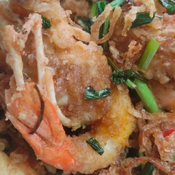 กุ้งคั่วเกลือ