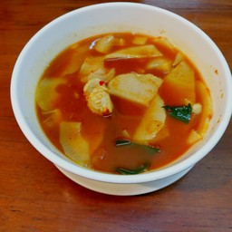 แกงส้มหน่อไม้ดอง ปลาอินทรีย์ (ขนาดหน้อไฟ)