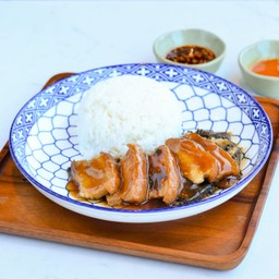 ข้าวหน้าเคาหยกสไตล์เบตง