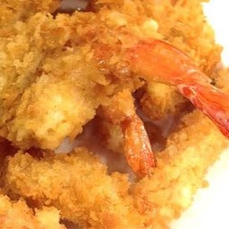 กุ้งชุปแป้งทอด