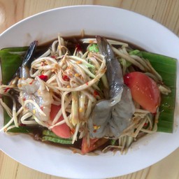 ตำกุ้งสดปลาร้า