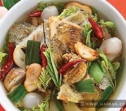 ต้มโค้ง ปลาสลิด