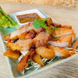 หมูสามชั้นทอด