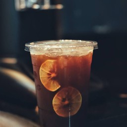 Americano honey lemon_