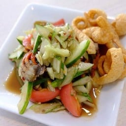 ตำแตงแคปหมู (ปกติ ใส่ปลาร้า)