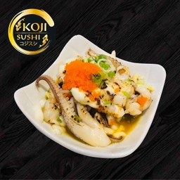 หมึกพัดเนยกระเทียมซีส