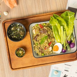 ข้าวผัดแกงเขียวหวาน