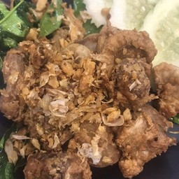 ไส้ตันทอดกระเทียม