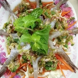 กุ้งแช่น้ำปลา