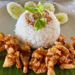 ข้าวไก่กรอบทงคัตสึ