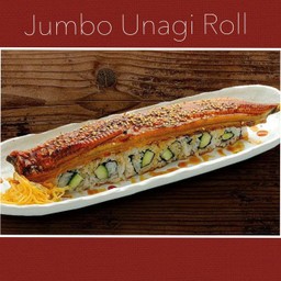 โรลไส้แตงกวาท็อปด้วยปลาไหลญี่ปุ่นไซส์จัมโบ้