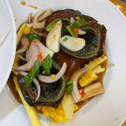 ยำไข่เยี่ยวม้า ปลาร้า