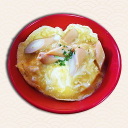 ข้าวไข่ข้น ไส้กรอกชีส