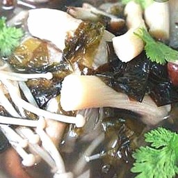 แกงจืดเห็ดรวม+หมูสับ