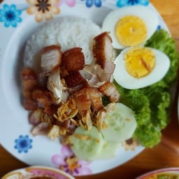 ข้าวหมูทอดนับตัง