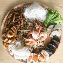 ตำถาดกุ้งสุกปลาร้า