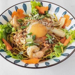 หมี่เหลืองสะปำหมู