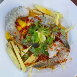 ยำกุ้งสด ไม่ร้า