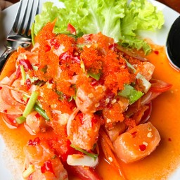 ยำแซลมอนแซ่บ