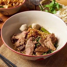 บะหมีแห้งเนื้อ