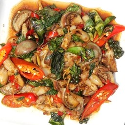 หอยหลอดผัดฉ่า