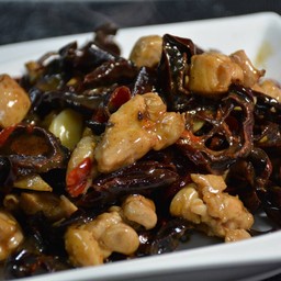 ไก่ผัดมู่กวา木瓜鸡