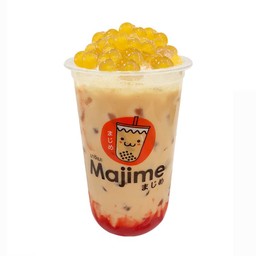 ชานมไต้หวันสตอเบอรี่ไข่มุก