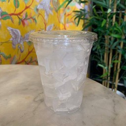 ice in a 16 ounce cup