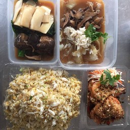 ชุดสุดคุ้ม. (  ชุดกระเพาะปลาเป๋าฮื้อ)    B