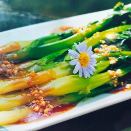 คะน้าฮ่องกงน้ำมันหอย