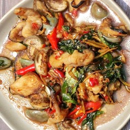 ปลาคังผัดฉ่า