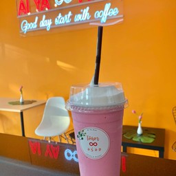 นมสดชมพู ปั่น