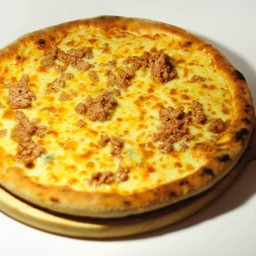 Gorgonzola e salsiccia pizza